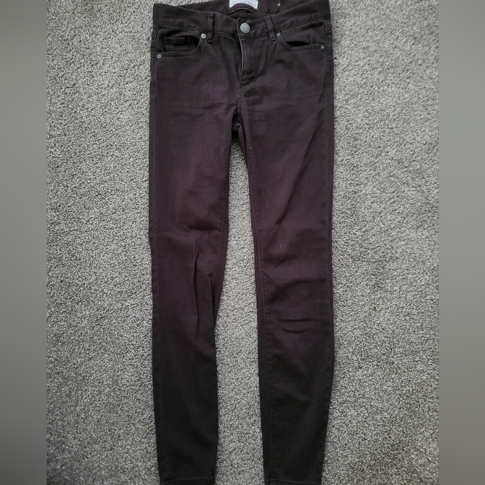 Chic Deep Purple Skinny Jeans